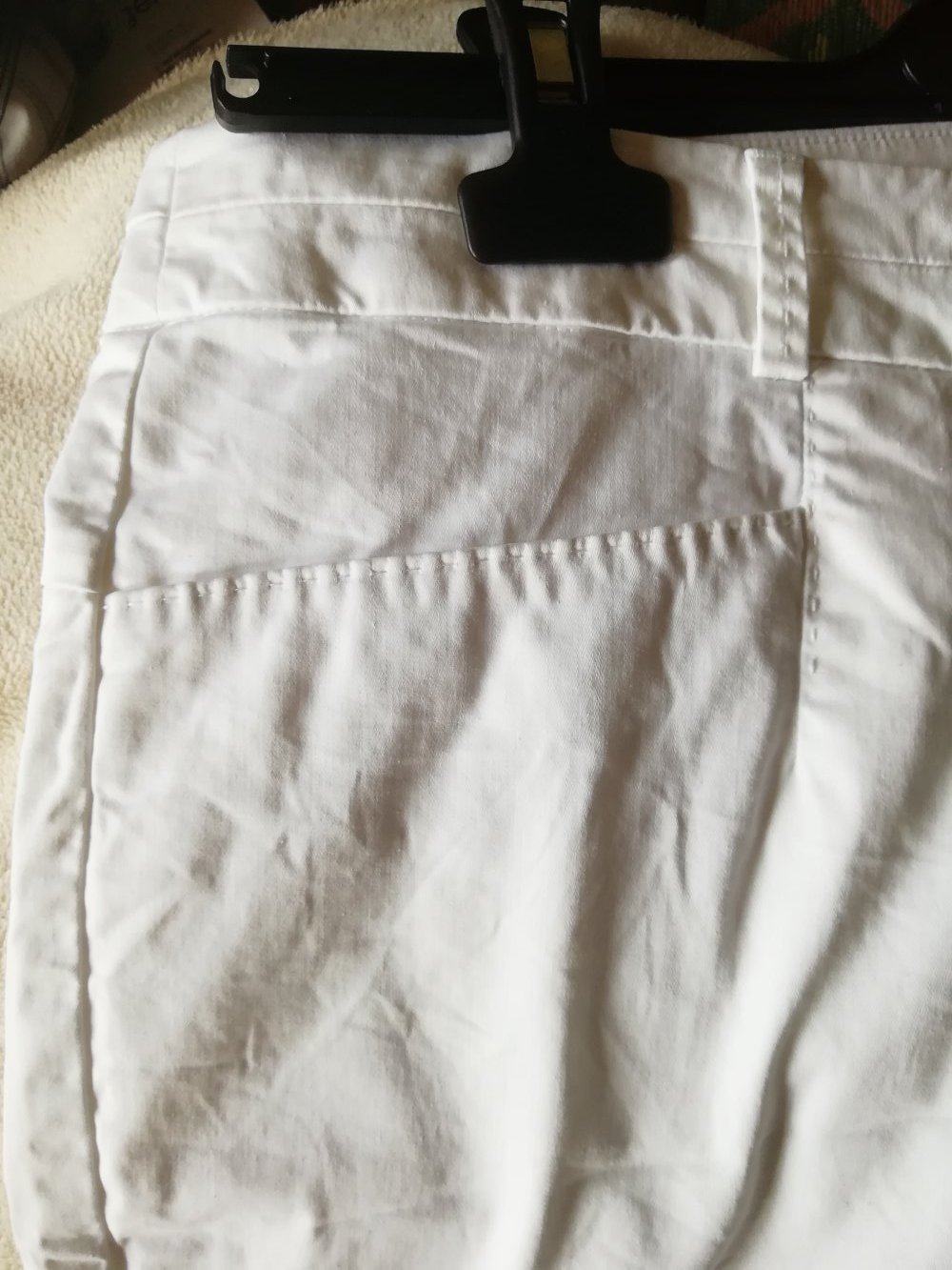 Hose Stoffhose weiß Gr. 42
