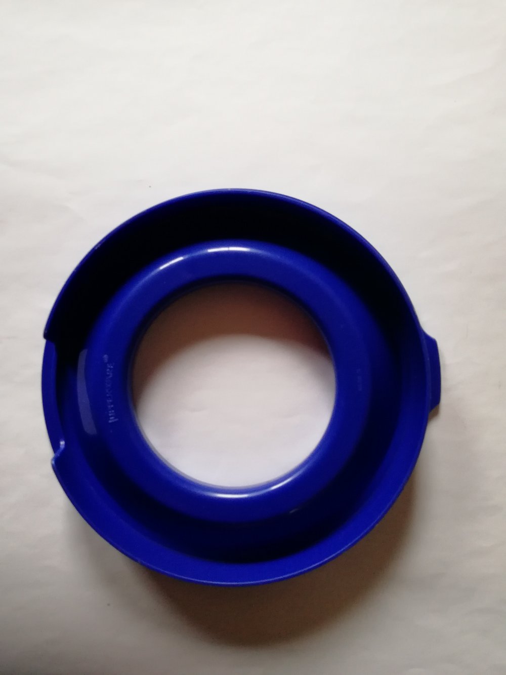 Tupperware 1628 blau Spritzschutz Candy