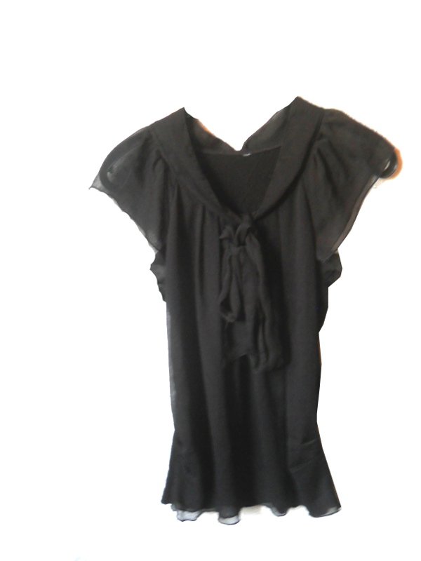 Bluse Schluppenbluse schwarz Gr. 36