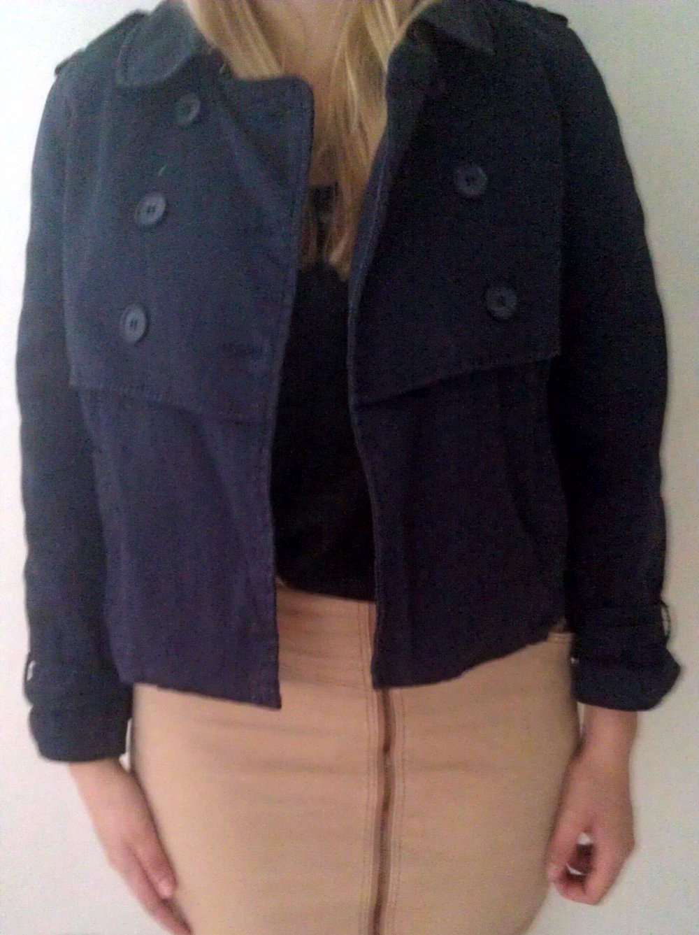 Jacke / Übergangsjacke blau Gr. 36 H&M