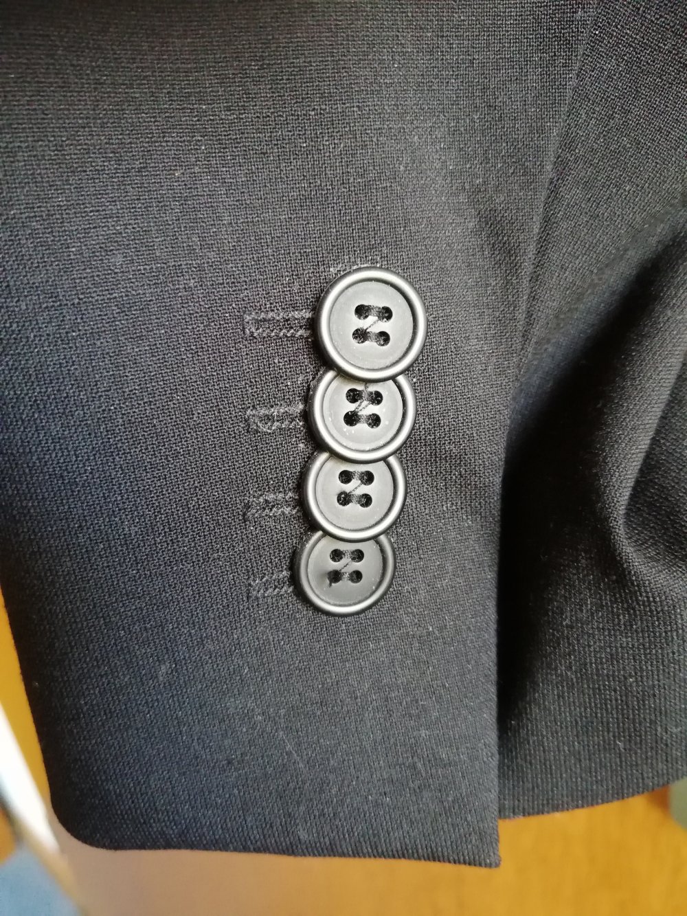 Anzug - Anzughose Gr. 62 - Anzugjacke Sakko Gr. 60 - c. comberti - schwarz