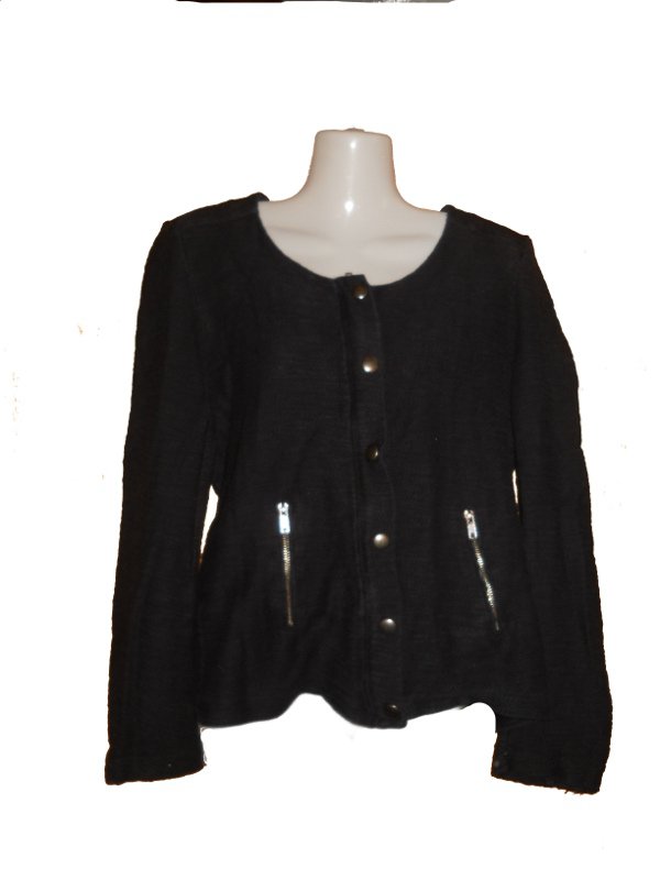 Jacke Sweatjacke schwarz Marie Lund Gr. M