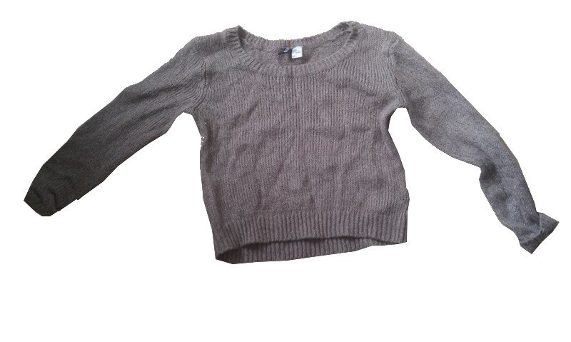 Pullover Strick Strickpullover hellbraun Rundhals H&M Gr. 36