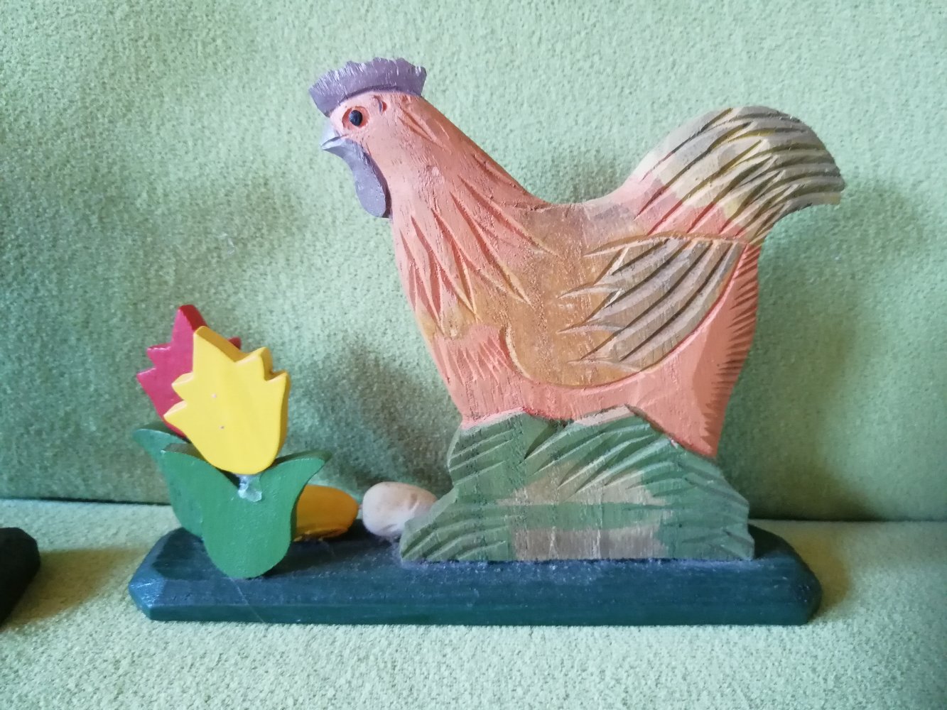  Hase Huhn Holz Ostern Aufsteller