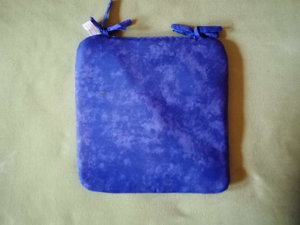 8 Stuhlkissen Sitzkissen blau