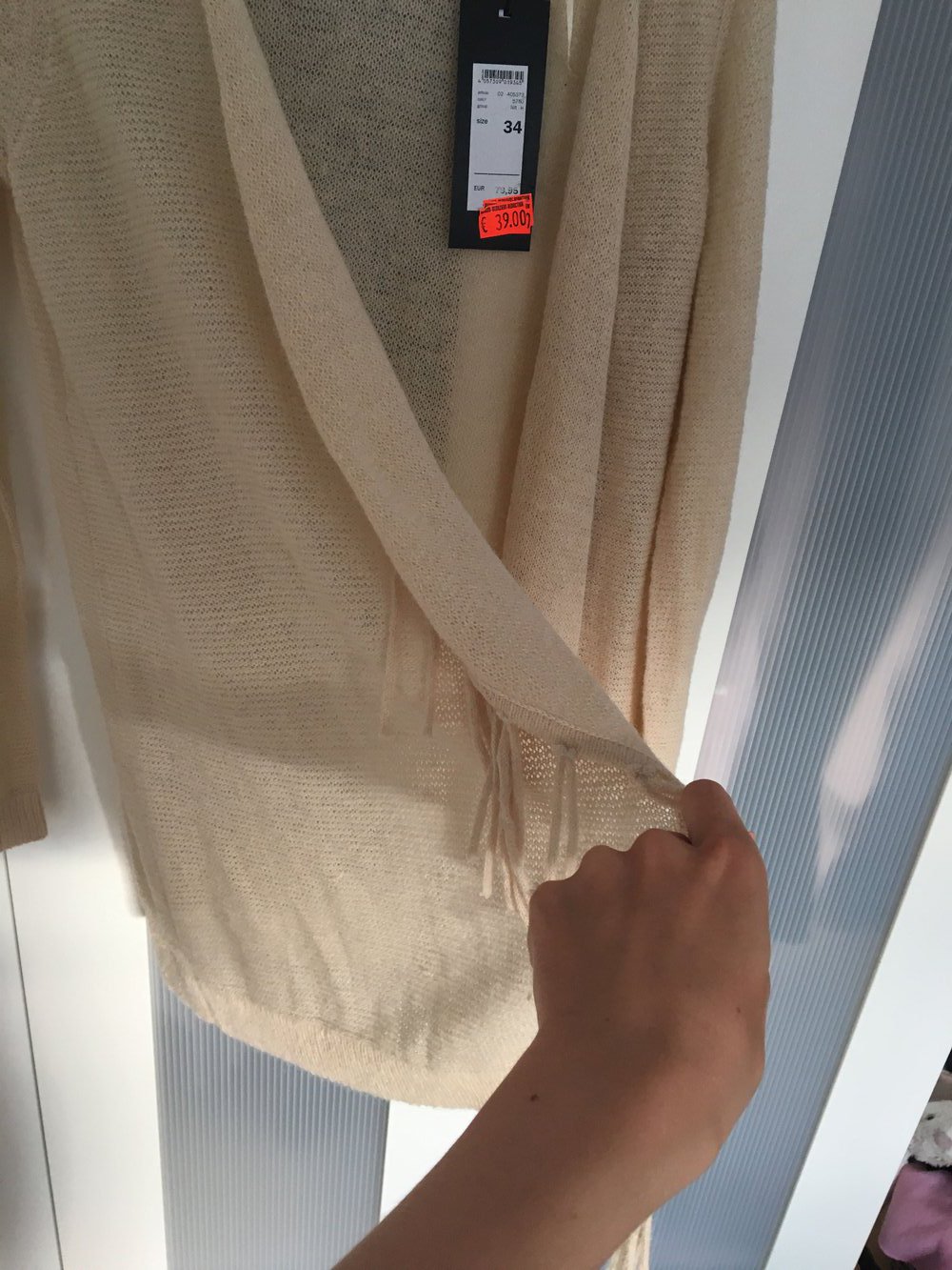 Cardigan mit Fransen 