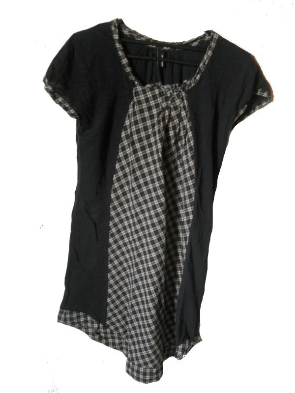 Kleid Sommer luftig dunkelblau kariert Vero Moda Gr. 40/M