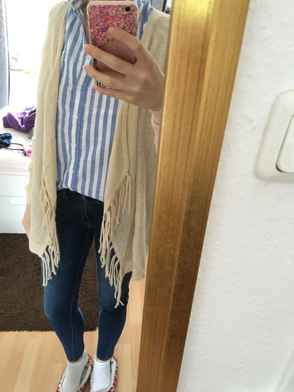 Cardigan mit Fransen 