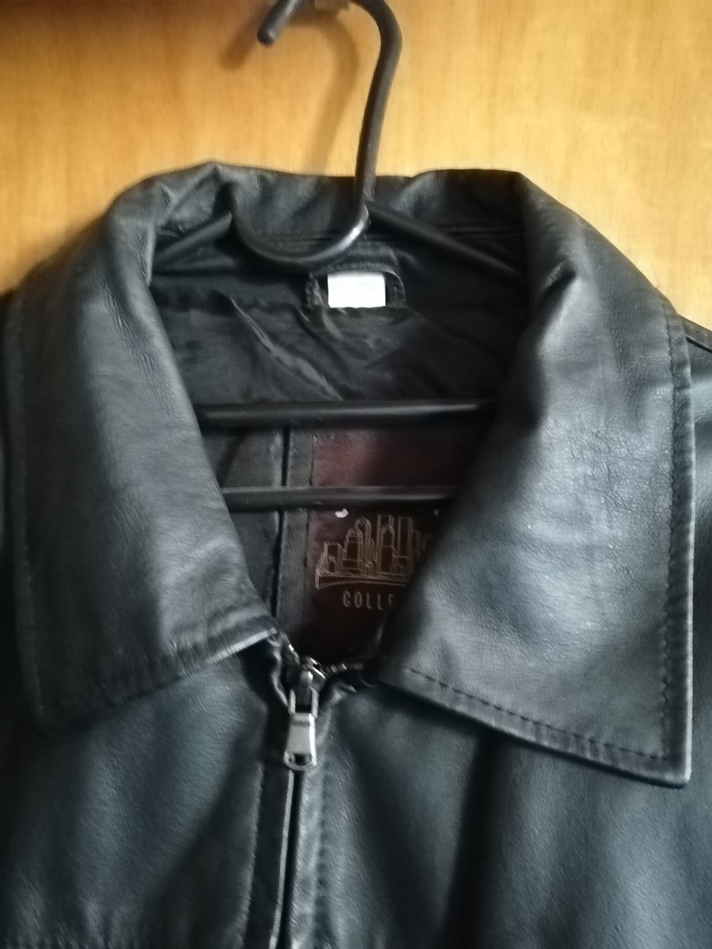 Lederjacke - schwarz - Smooth City Collection - Gr. 52/54