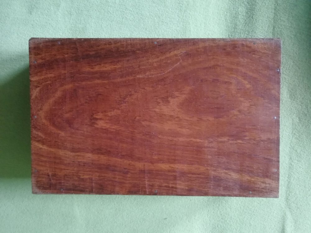  Holzbox Schatulle Schmuckaufbewahrung Holz Indien alt