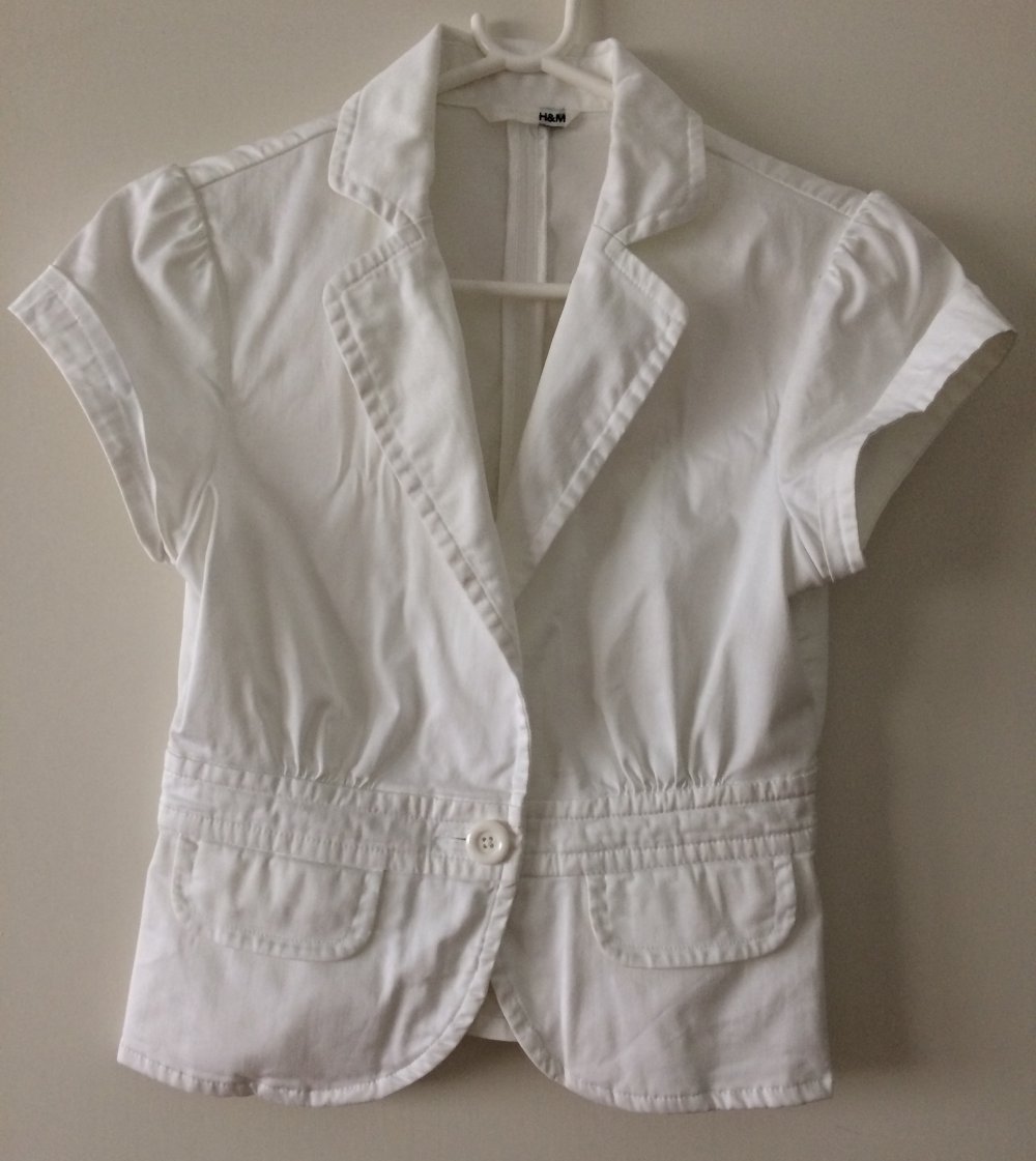 Ein-Knopf-Kurzarm Blazer