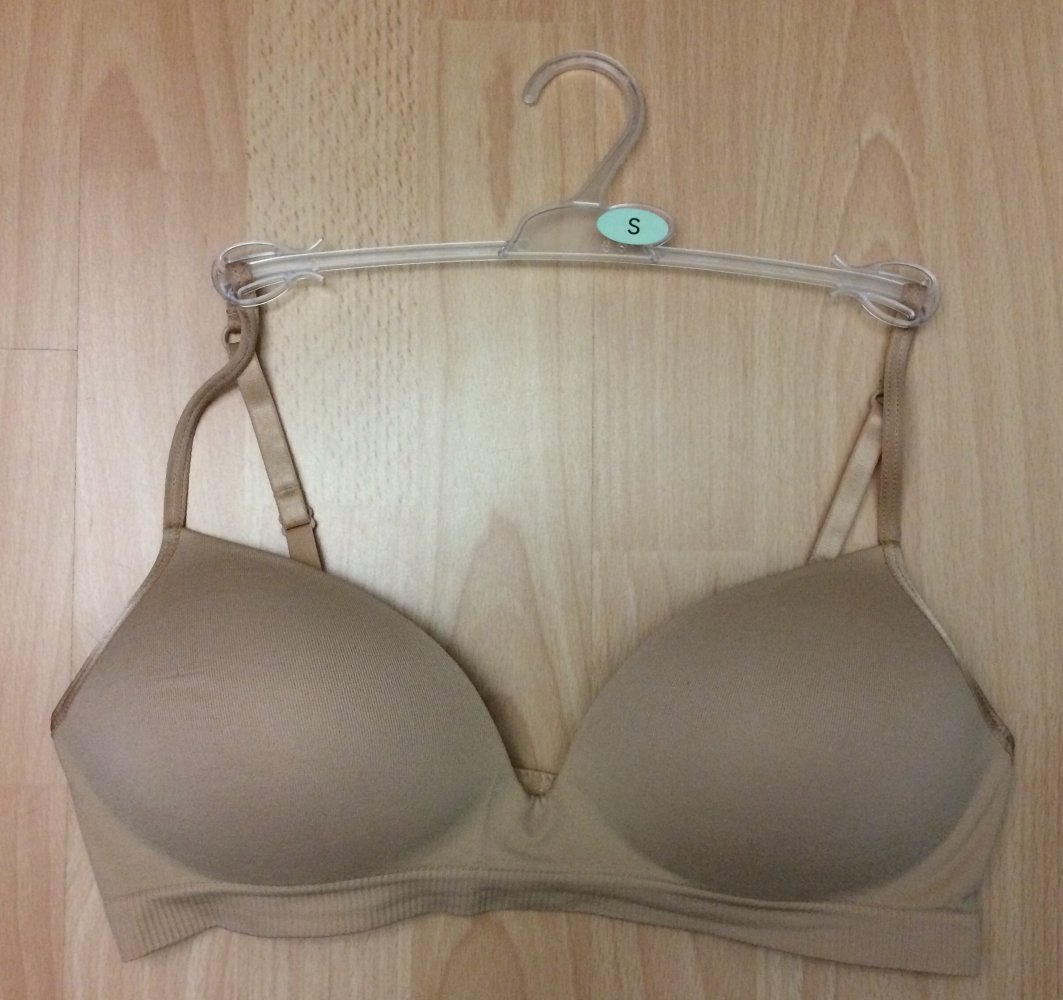Seamless Soft-BH -beige-, in Größe: S