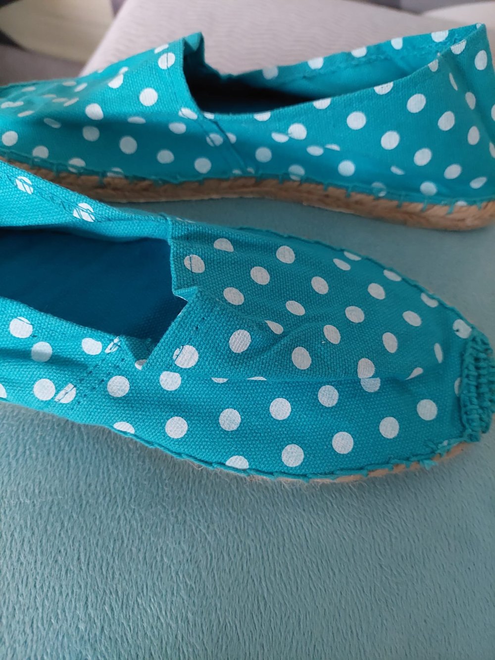 ESPADRILLES Türkis Gr. 39