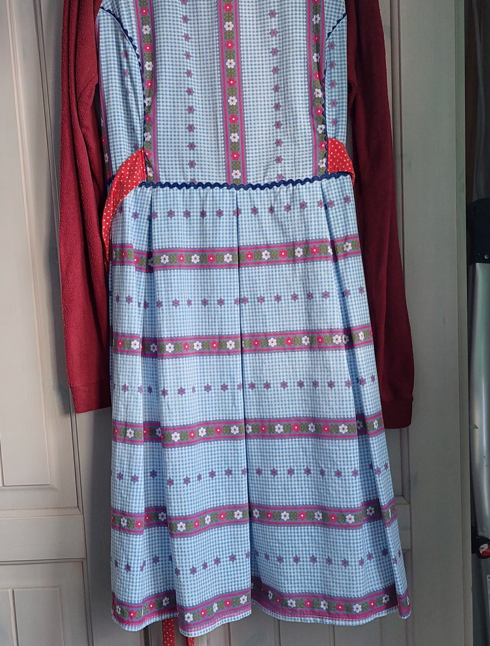Kleid Vichy Hellblau Karo NEUW.