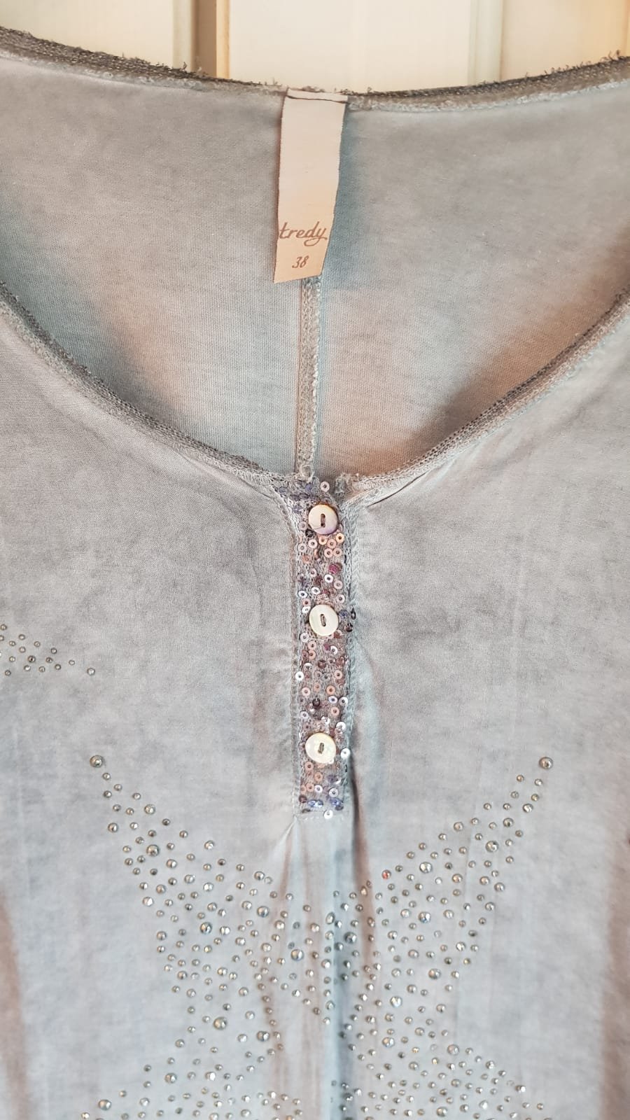 Shirt Tredy Langarm Gr. 38