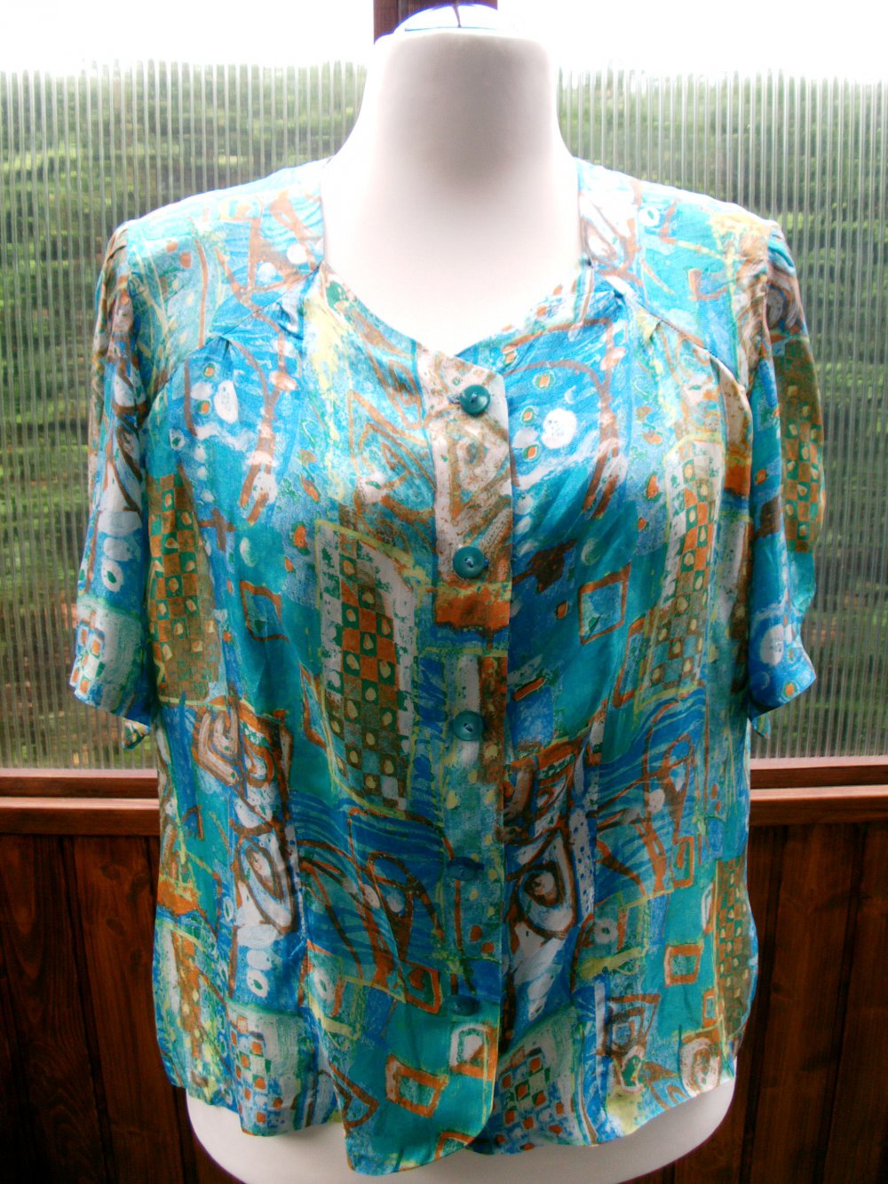 Bunte Bluse Vintage