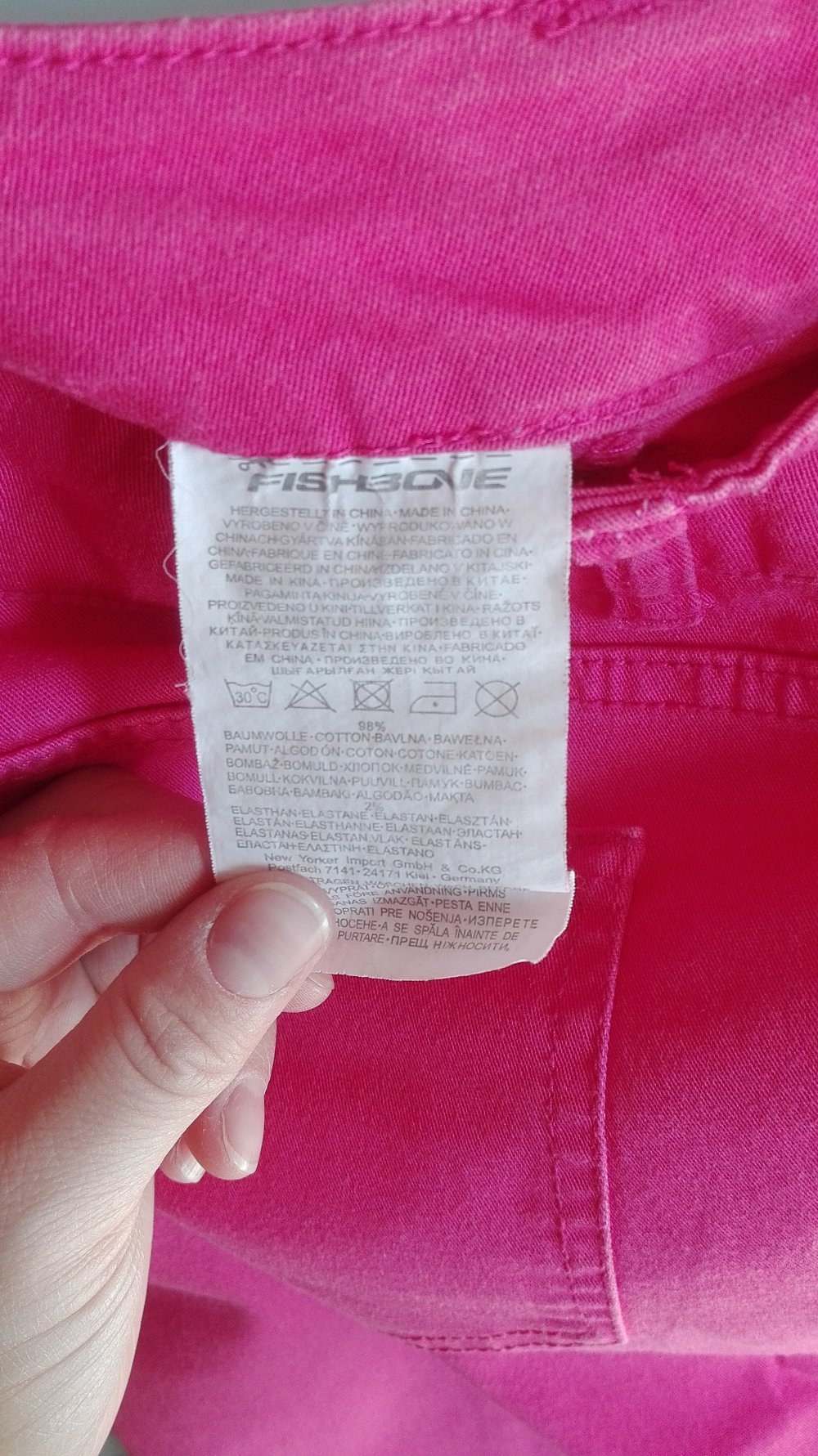 Pinke Hose in Größe XS 34 / S 36 von Fishbone