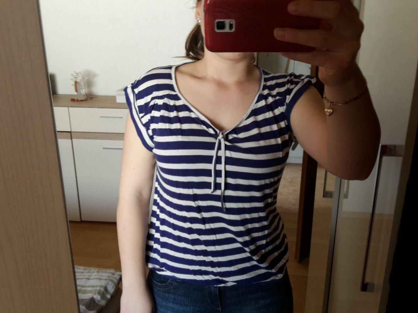 gestreiftes T-Shirt