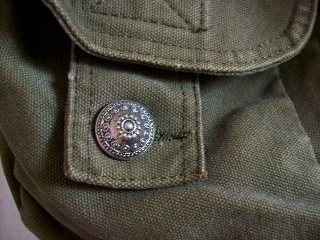 Umhängetasche Schultertasche bestickt