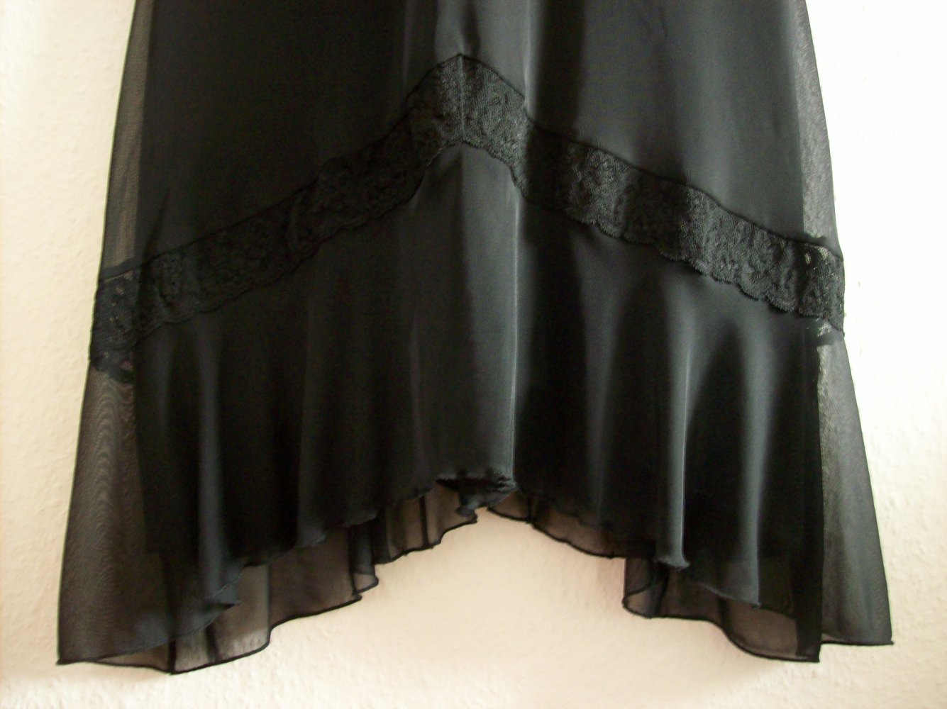 Kleid Trägerkleid mit Spitze