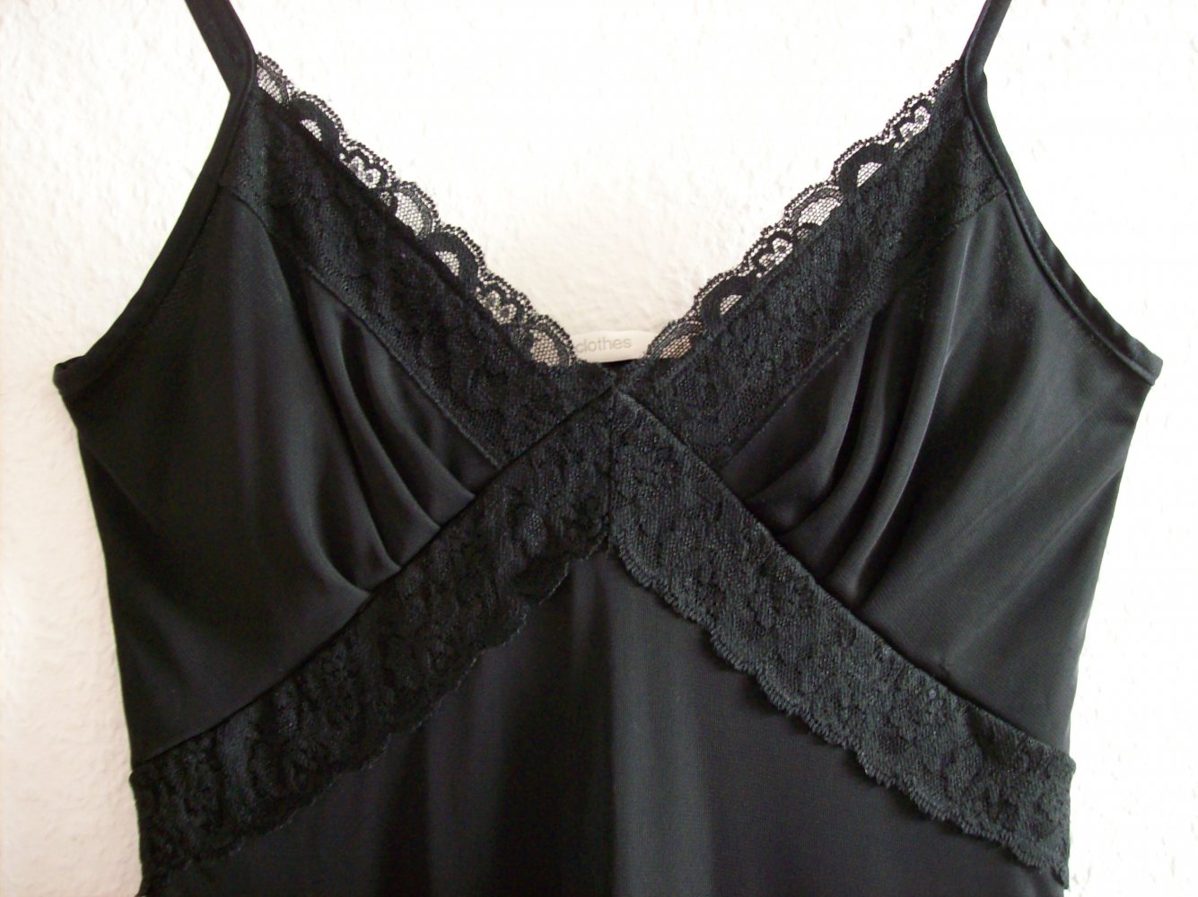 Kleid Trägerkleid mit Spitze