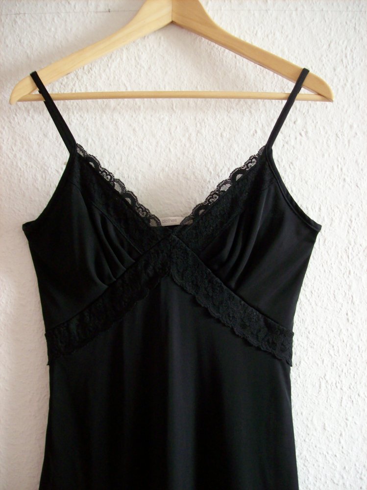 Kleid Trägerkleid mit Spitze