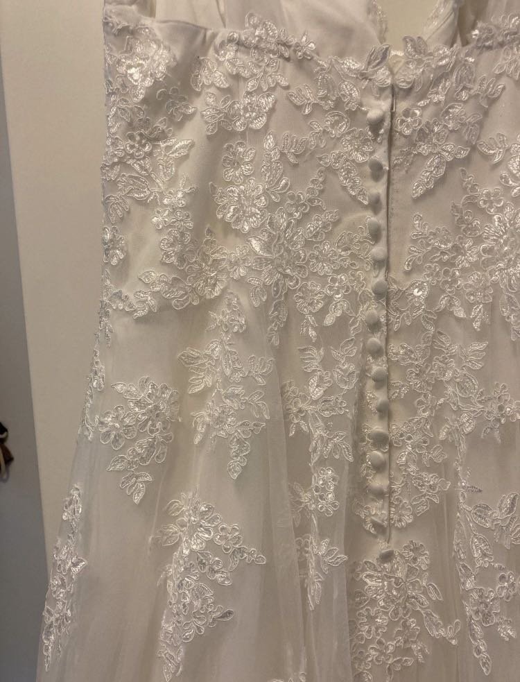 süßes A-Linien Brautkleid mit Glitzer
