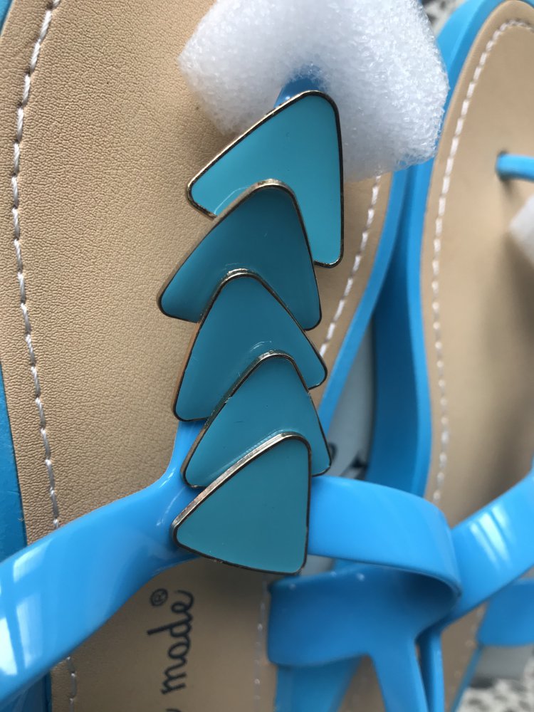 Blau türkis Damen Sandalen Gr.38 neu