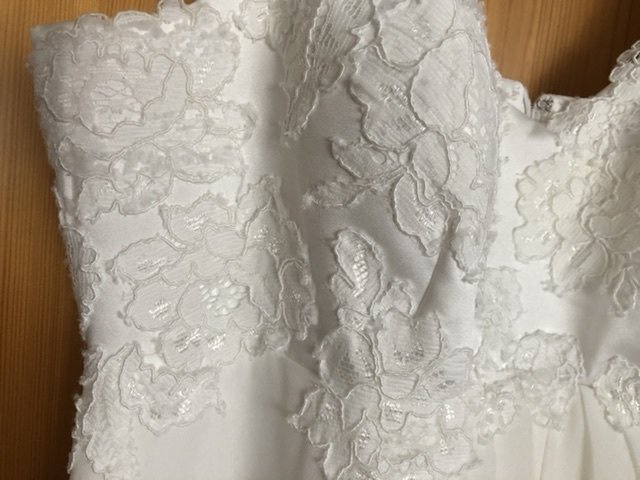 Umstandsbrautkleid / Hochzeitskleid für Schwangere Gr.42