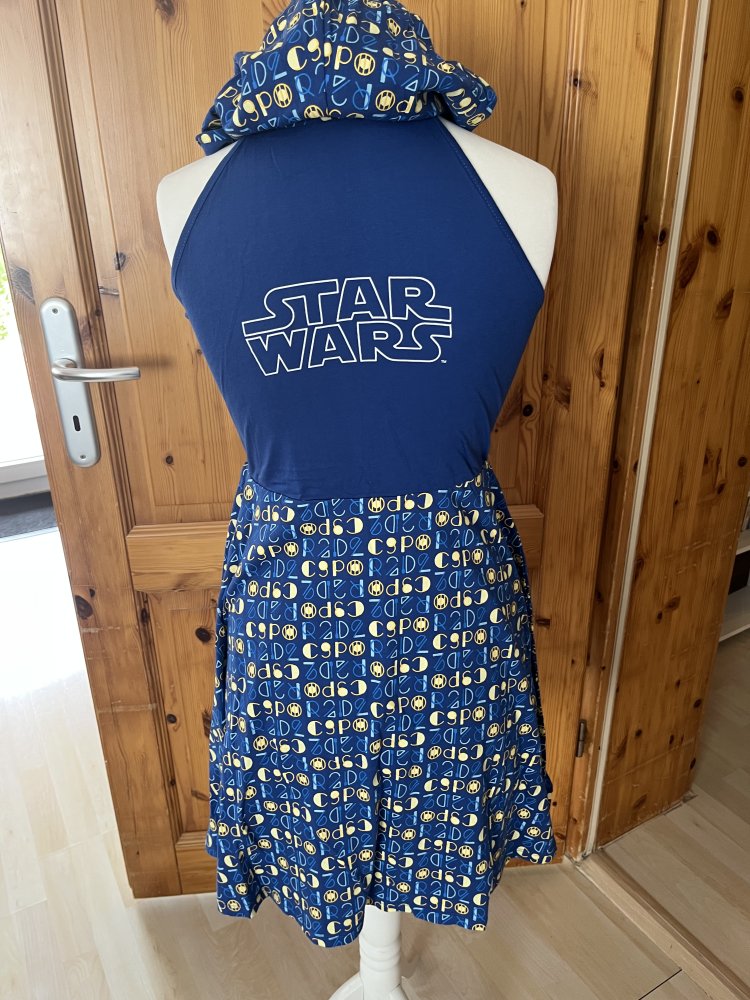 Blaues Star Wars Kapuzen Kleid gr. M neu
