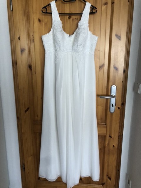 Umstandsbrautkleid / Hochzeitskleid für Schwangere Gr.42