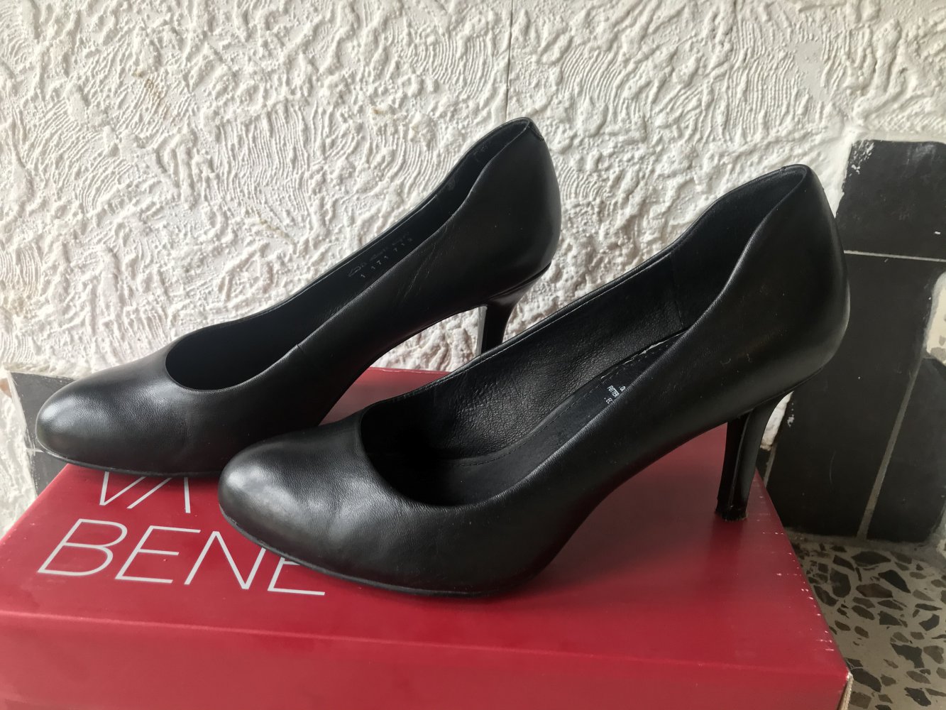 Echt-Leder Pumps Gr.38 -38,5 passt besser