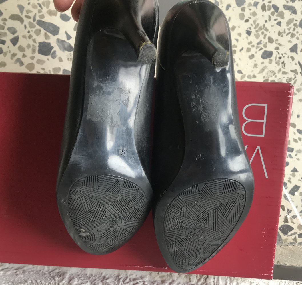 Echt-Leder Pumps Gr.38 -38,5 passt besser