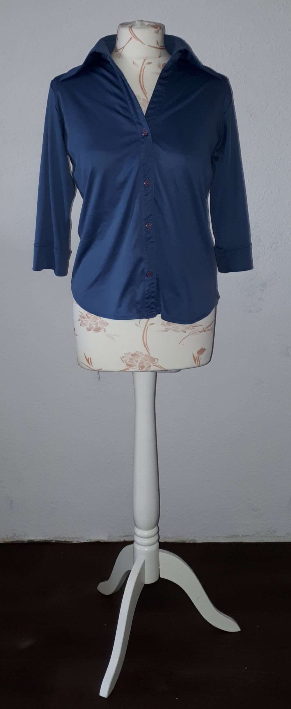 Petrolblaue Bluse