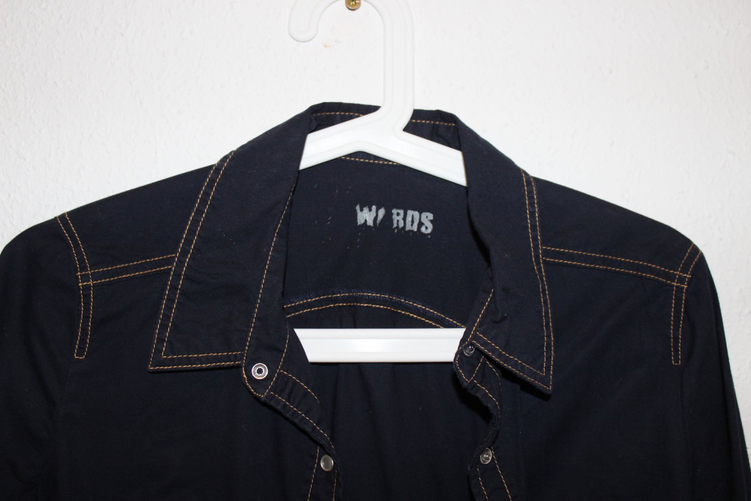 Bluse Jeansbluse Dunkelblau 36 S