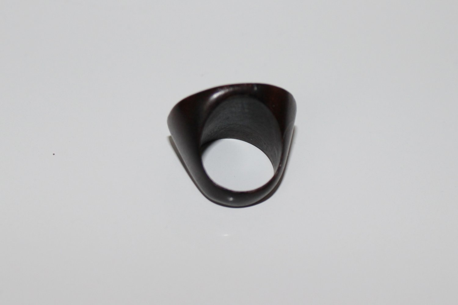 Ring Gemustert Holz Braun 16mm