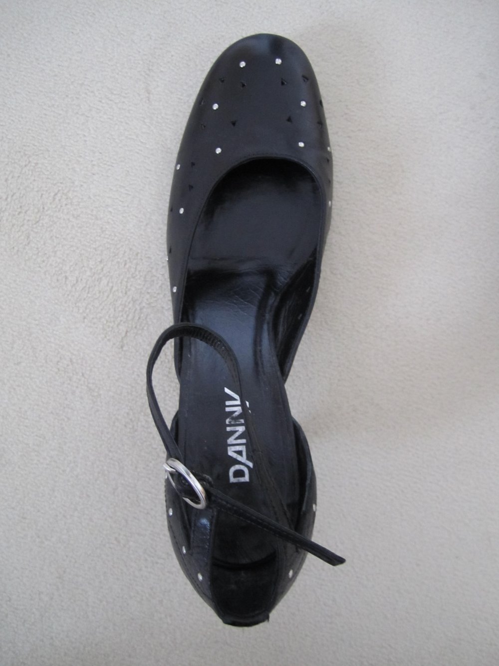 Danny Riemchen Pumps Sandalen Gr. 37 Leder wie neu