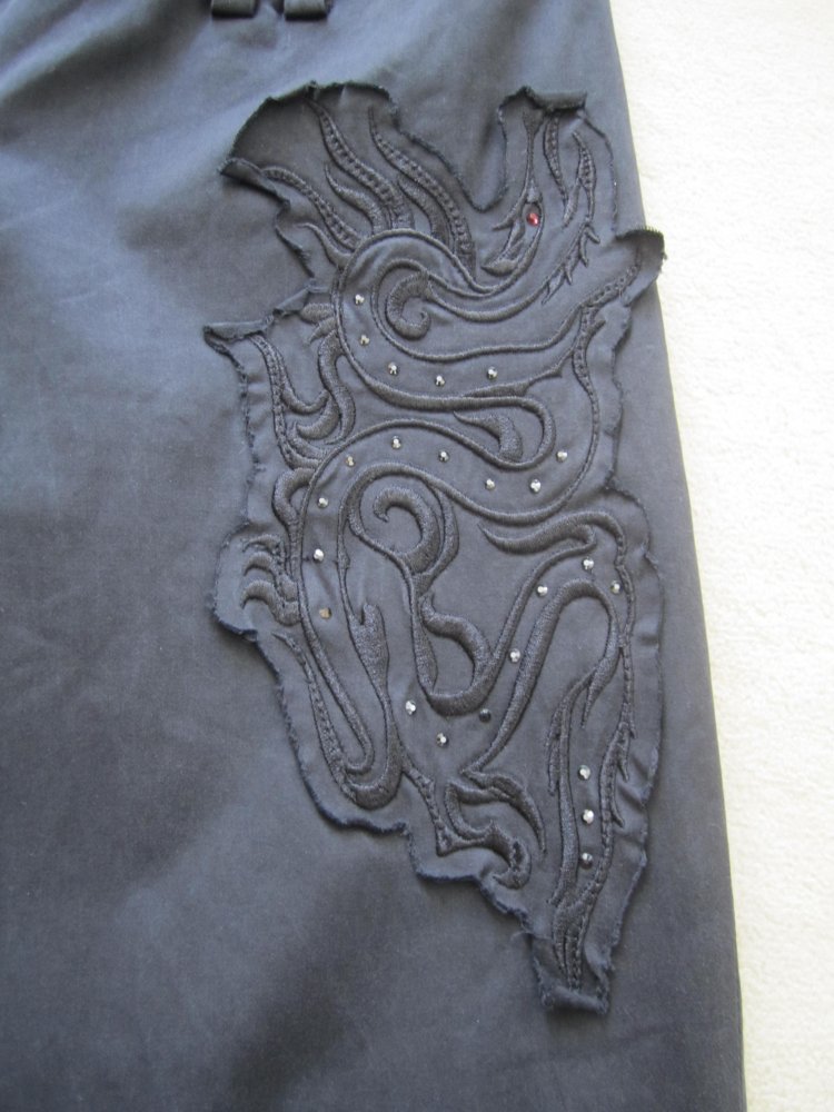 Airfield Hose Gr. 38 schwarz weites Bein 