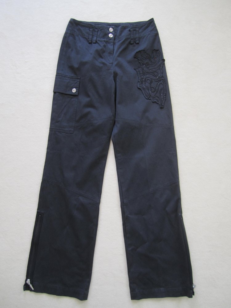Airfield Hose Gr. 38 schwarz weites Bein 