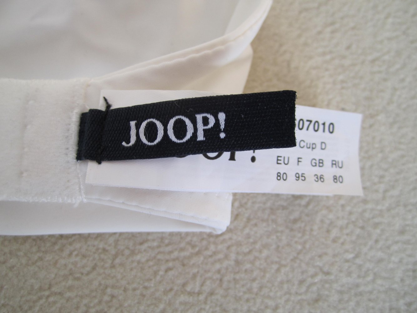 JOOP! BH Gr. 80D cremeweiß wie neu