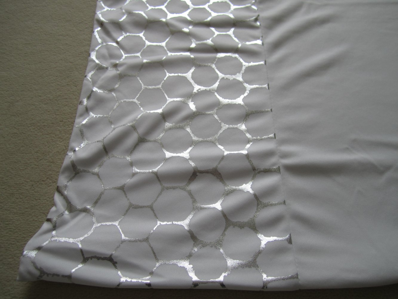 2 Kopfkissen Bezüge 40x80 NEU Pfeffinger weiß-silber