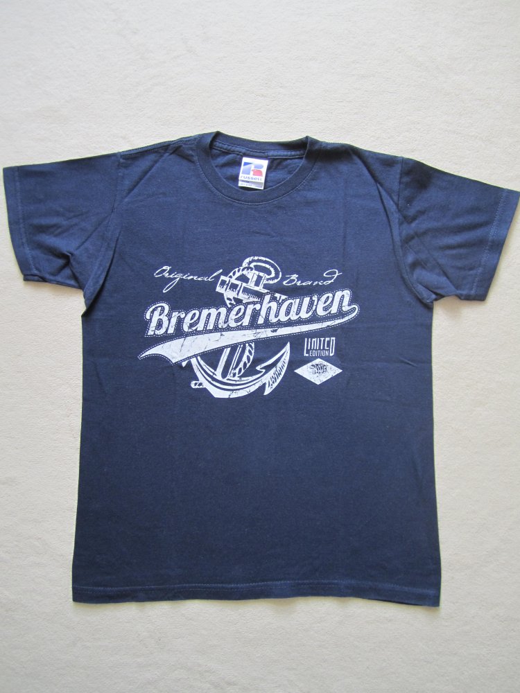 Bremerhaven T-Shirt marine wie 134/140