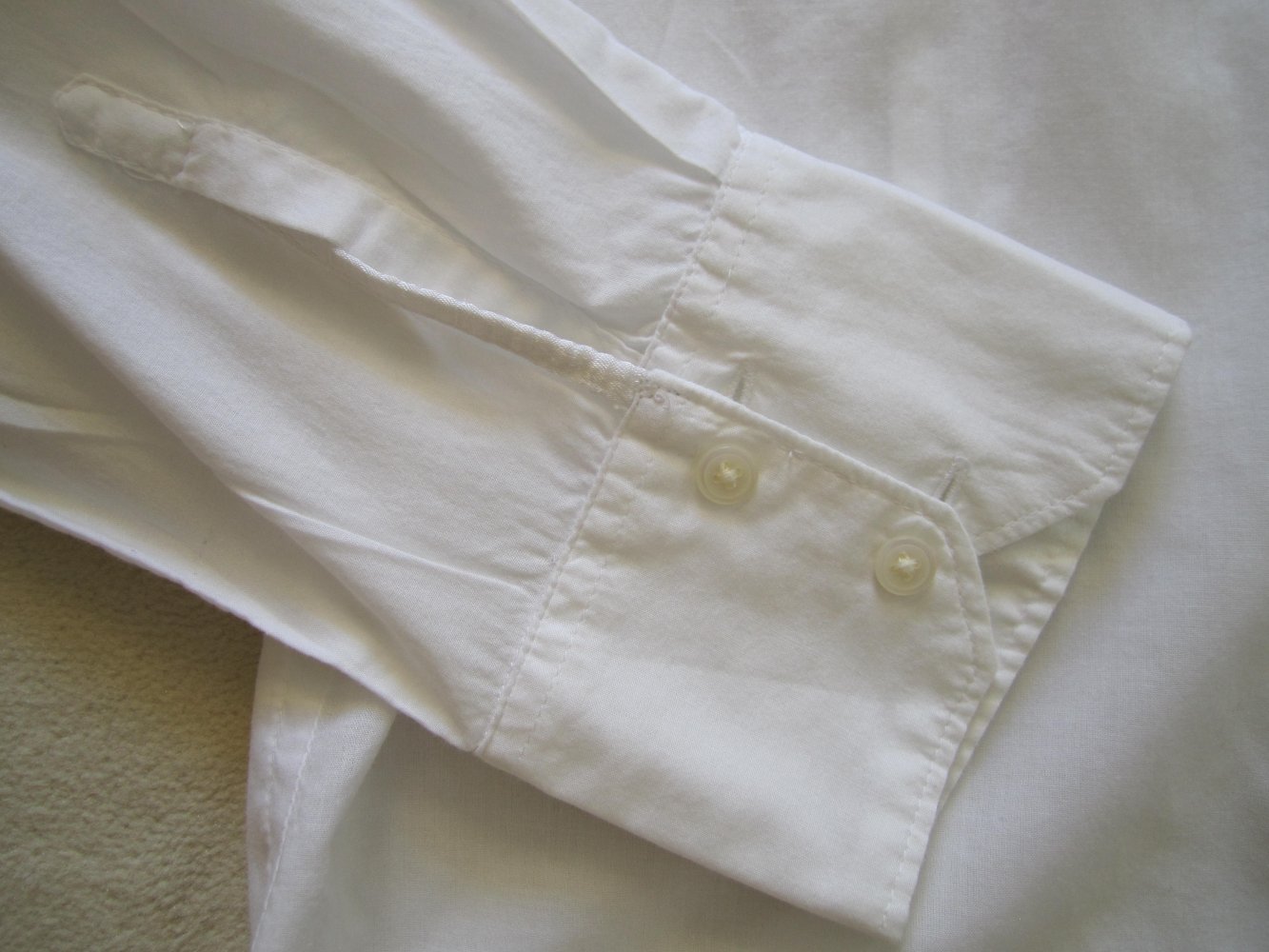Esprit Bluse weiß Gr. M zarte Stickereien