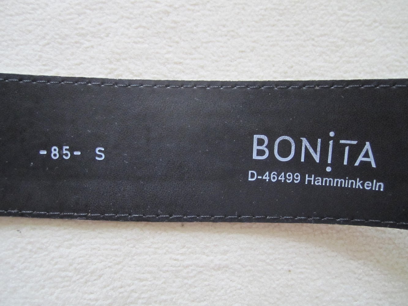 Bonita Leder Gürtel Gr. 85 rosé-gold neuwertig