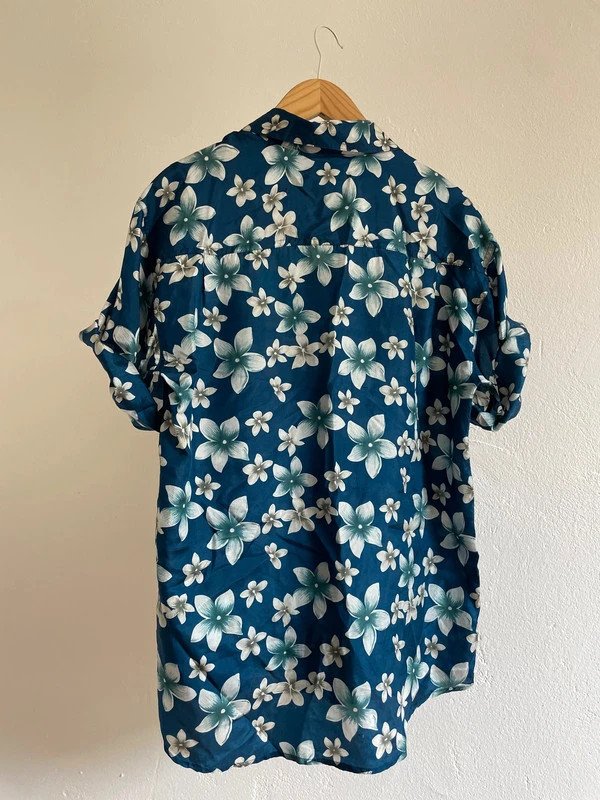 Bruno B luftiges Vintage Hemd aus Seide 100% Silk 90s 90er