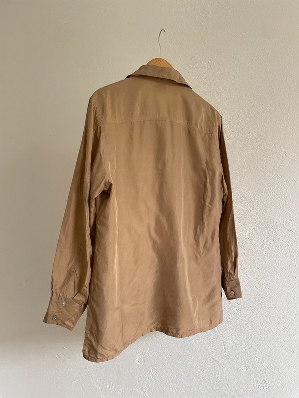 Jacke Bluse aus Seide Silk Vintage 90er 90s