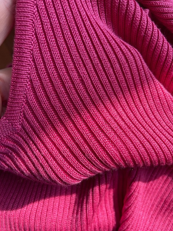 Best Connections pink Top Shirt aus Seide Silk 90s 90er
