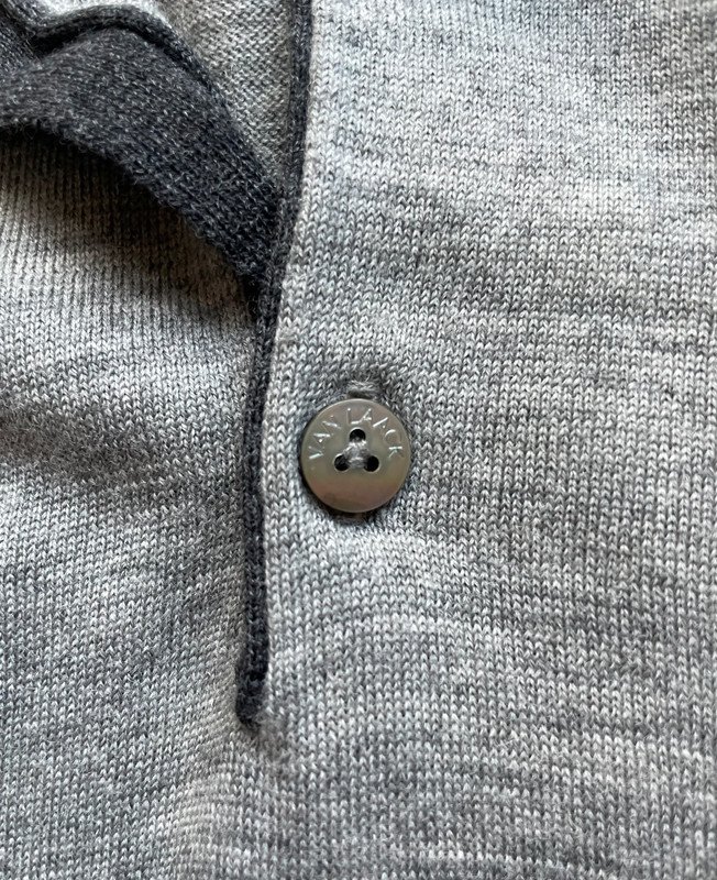 Van Laack Henley Merino Wolle Pullover