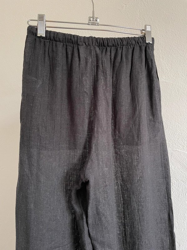 Weekday Sommer Hose aus Leinen und Viskose