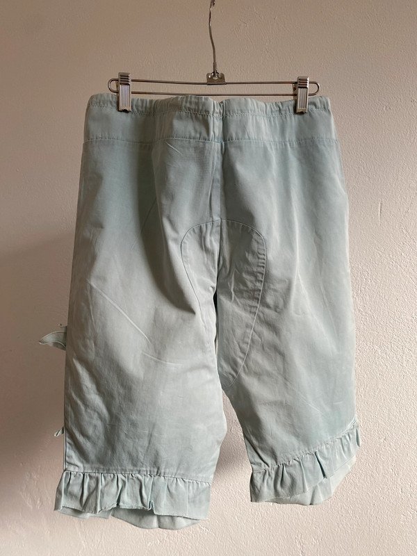 Y2K Prada Shorts Rüschen Blumen Applikationen Vintage Bloomer